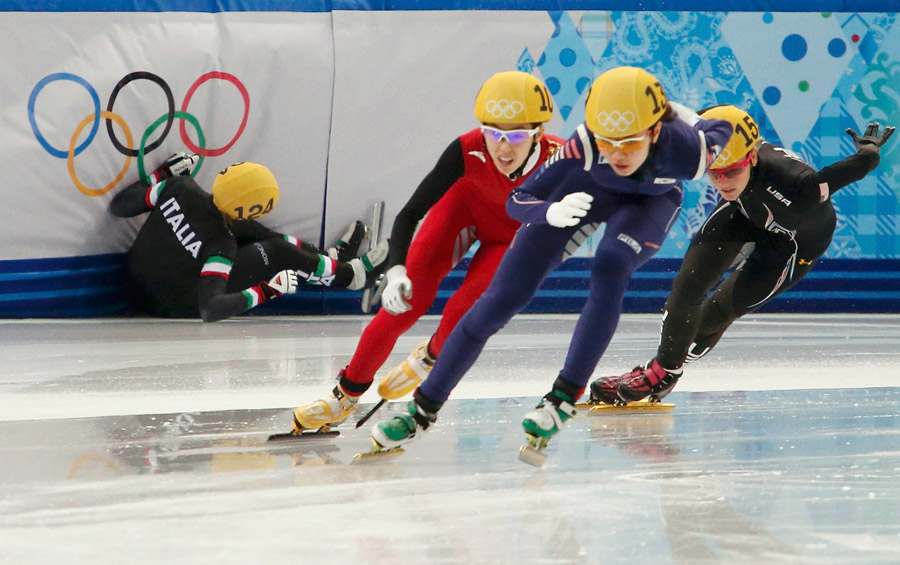 China lands 2 silver, 1 bronze on short track
