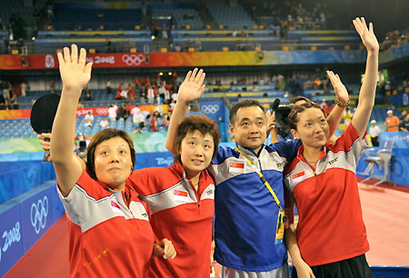 Head coach Liu quits Singapore table tennis te