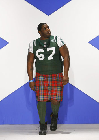 Sports stars 'Dressed To Kilt'on NY fashion stage