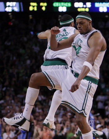 Celtics pull Game Five win out of hat to stun Magic