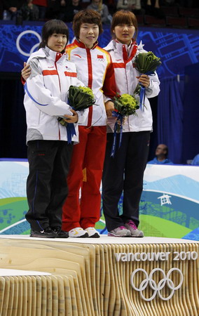 Zhou Yang wins women's short track 1500m final