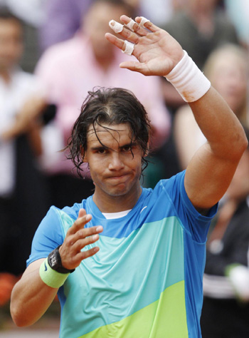 Stressed Nadal unhappy with winning start