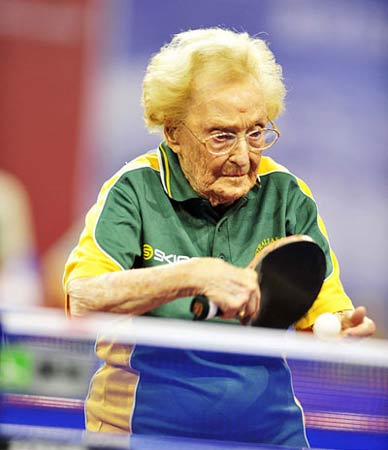 100-year-old player highlight table tennis veterans worlds