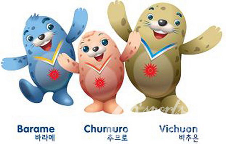Mascots, emblem for 2014 Incheon Asian Games unveiled