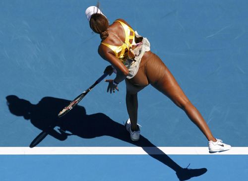 Venus' flesh-coloured underwear shocking at Australian Open
