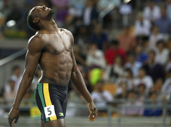 Blake wins 100 after Bolt disqualified