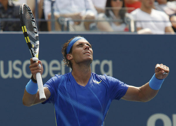 Nadal wins again but felled by cramps at US Open