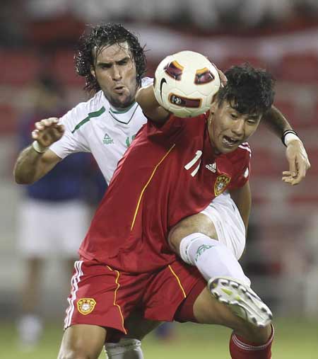 China needs a miracle after losing to Iraq