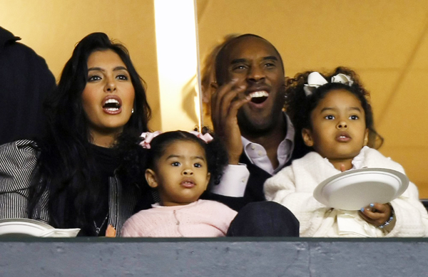 Kobe Bryant and Vanessa at the Olympics 2012 