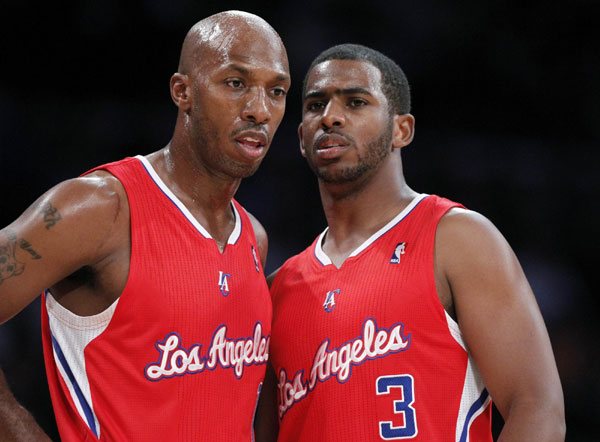 Nba Star Caron Butler Clippers Speaks Exhibition Game Basketball