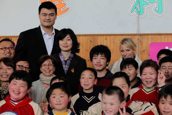 Princess of Monaco, Yao Ming promote Special Olympics in Shanghai