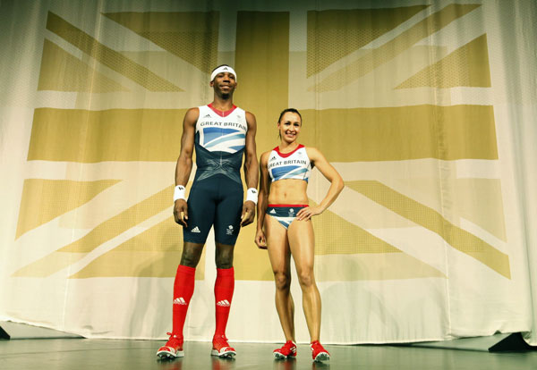 UK athletes showcase kits for London Games