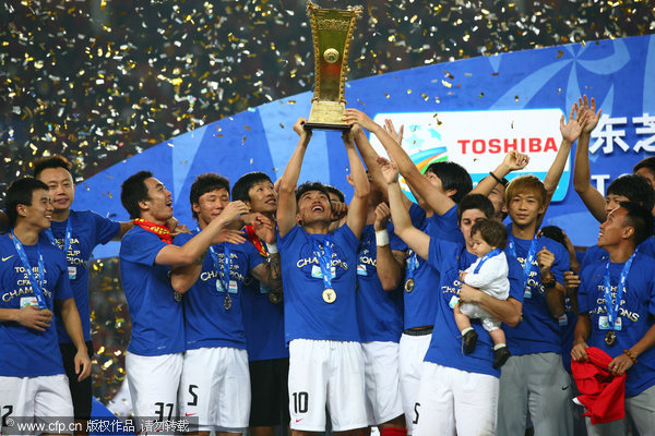 Double joy for Evergrande