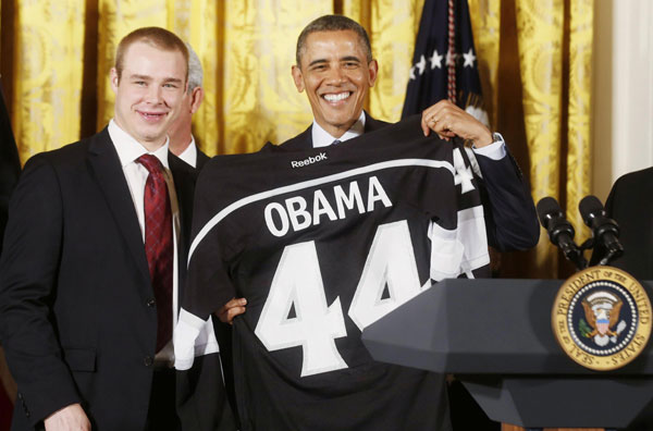 Obama hosts 2012 MLS, NHL Cup winner at 