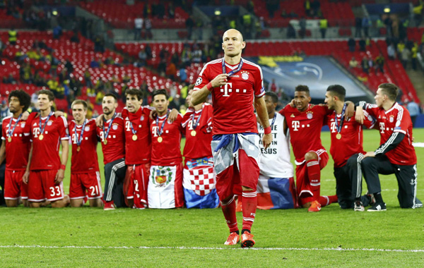 Robben Shatters Jinx As Bayern Fulfill Euro Champion Dream Ab Other Sports Ae Chinadaily Com Cn