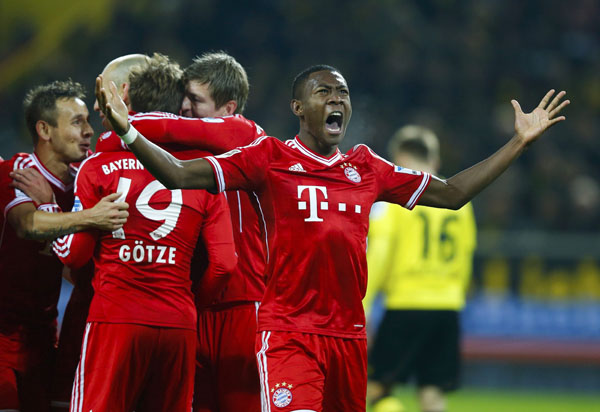 Bayern crush Dortmund 3-0 in Bundesliga top clash