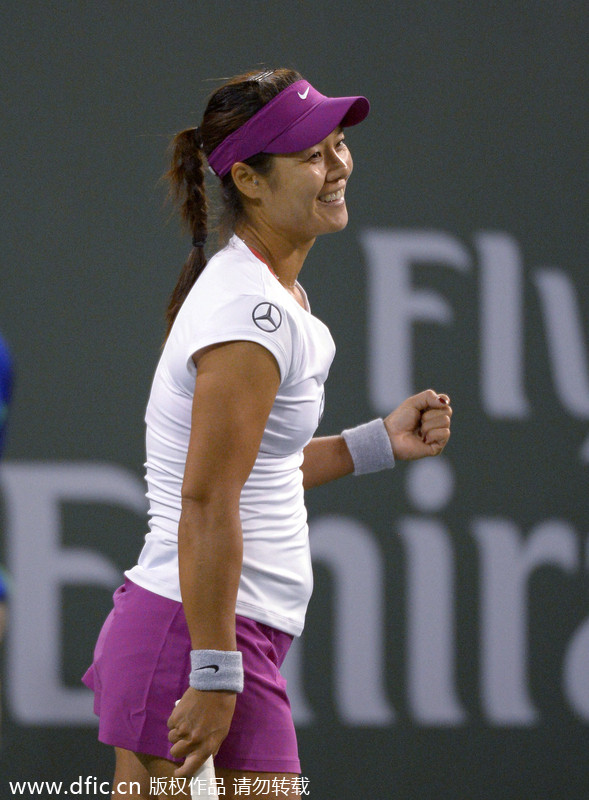 Li Na, Djokovic advance at Indian Wells