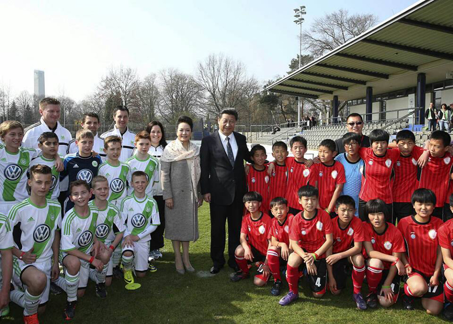 President Xi on the ball when it comes to sport