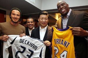 President Xi on the ball when it comes to sport