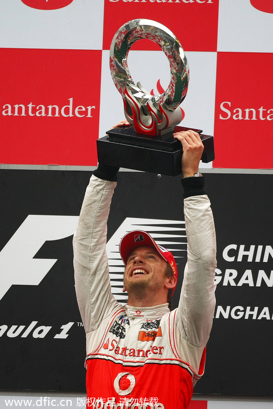 Formula One's champion moments in China