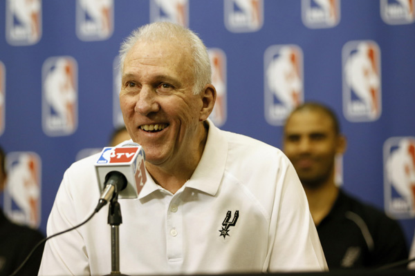 Spurs coach Popovich named NBA coach of year