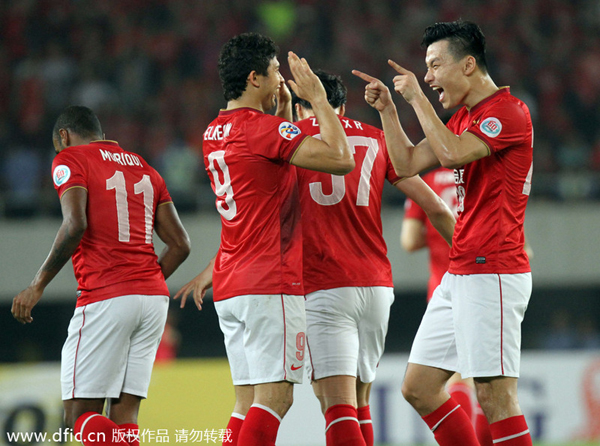 Guangzhou, Wanderers advance to 2nd round in ACL