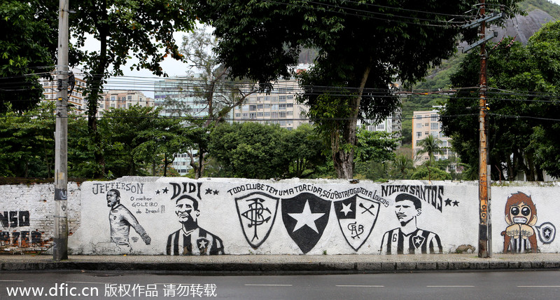 Another Samba style: soccer graffiti