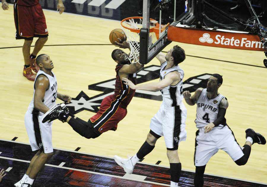 Spurs handle Heat, win 110-95 in NBA Finals Game 1