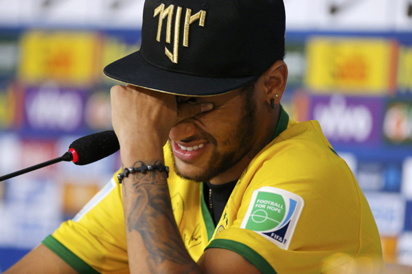 Neymar a victim of the World Cup show