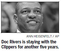 Clippers sign Rivers to 5-year extension