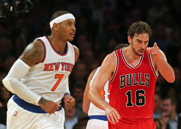 Gasol, Bulls blow out Knicks in Rose's return