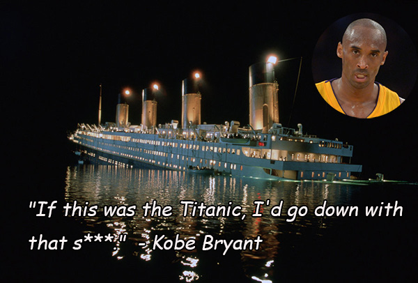 Bryant's Titanic metaphor