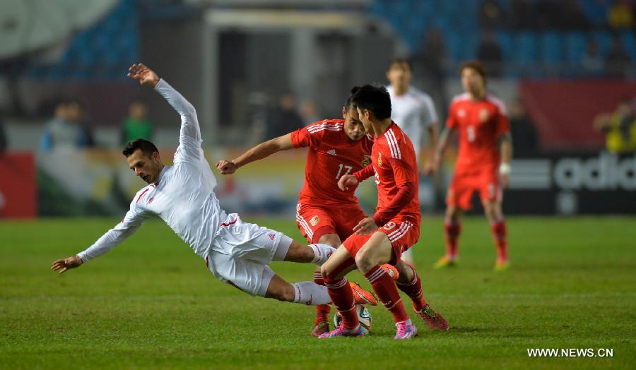 China draws 0-0 with Palestine at CFA Cup