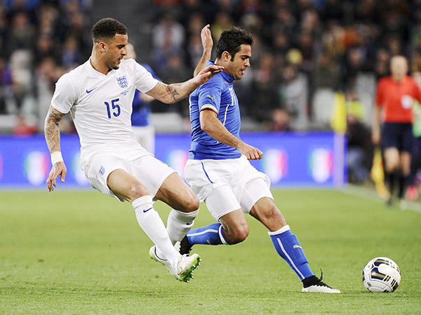 England's Townsend grabs late equaliser against Italy