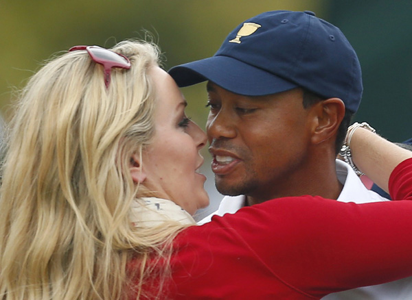 Woods vonn tiger Lindsey Vonn