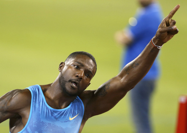 Gatlin's 'fine' with Beijing meet organizers