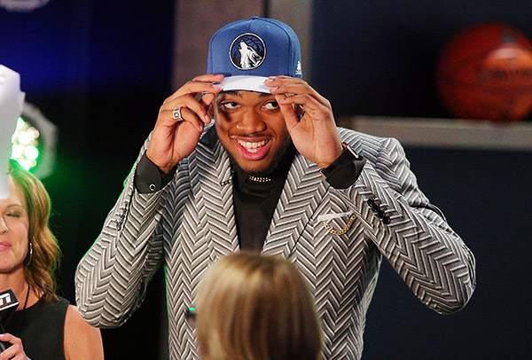 T'Wolves take Towns with top pick, Russell goes second