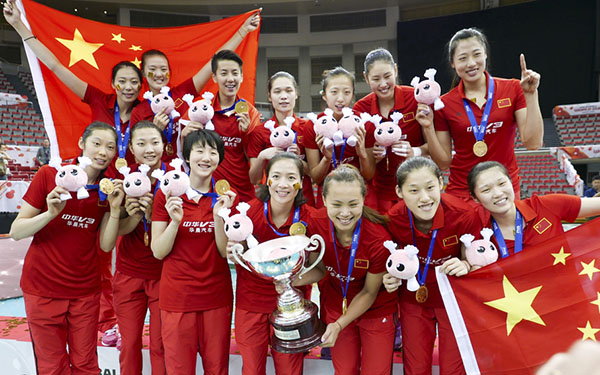 China Rio bound after volleyball World Cup title