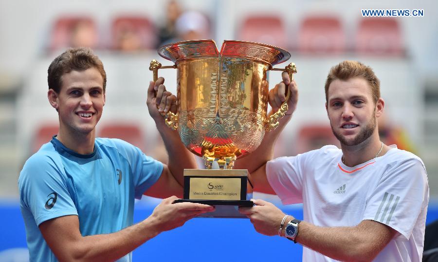 Pospisil, Sock claim title of men's doubles final at China Open