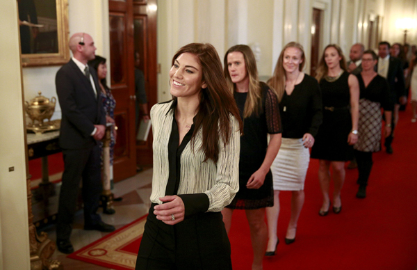 Obama Honors Us Women S National Soccer Team S Victory Sports Chinadaily Com Cn