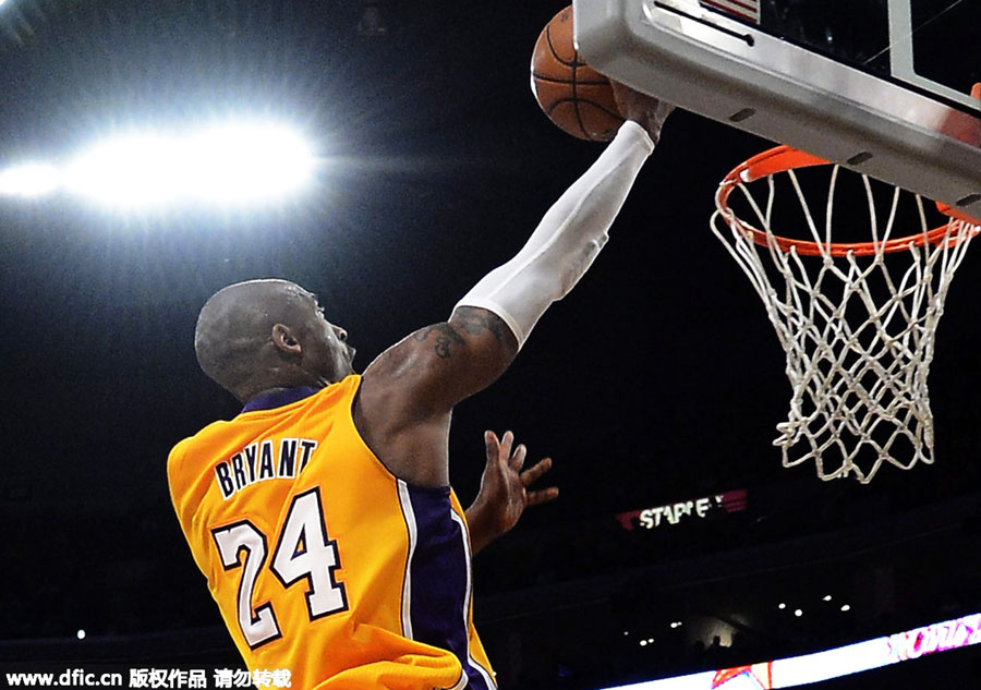 Kobe Bryant's moments of glory in his 'Dear Basketball' career