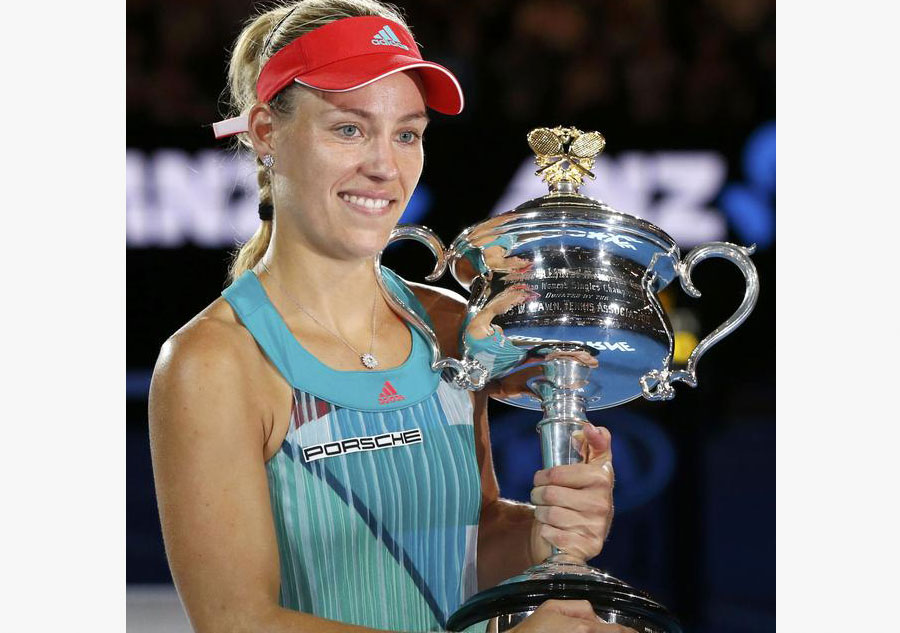 Angelique Kerber wins women's singles final at Australian Open