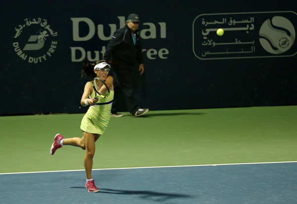 In pics: Dubai Duty Free Tennis WTA Championships - Xinhua