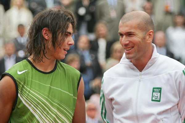 Zidane vehemently defends under fire Nadal