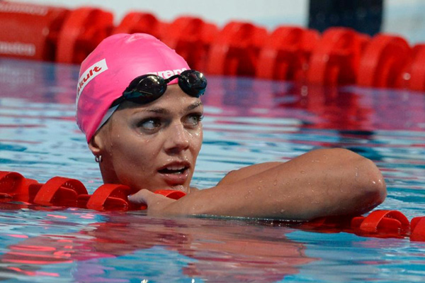 Russian swimmer suspended for suspected doping