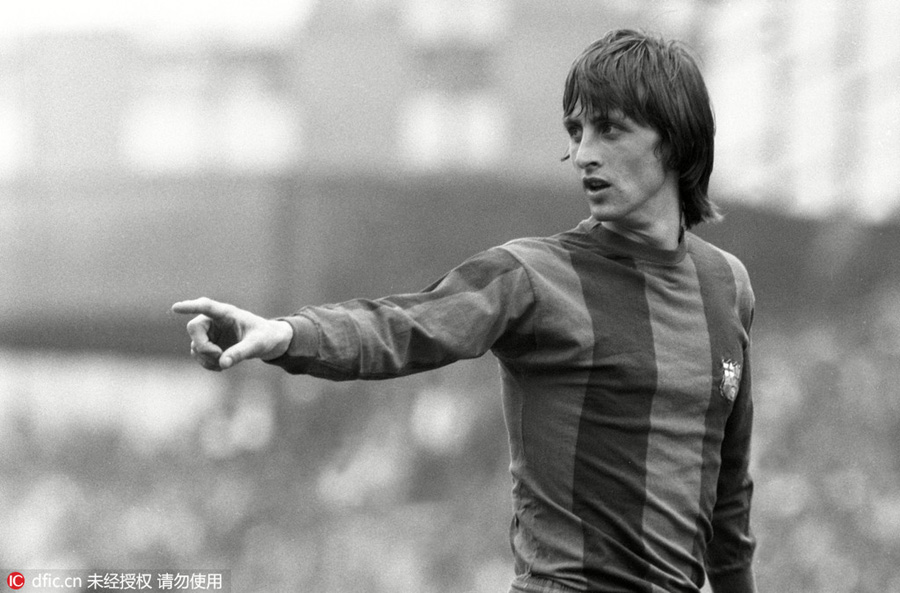 Johan Cruyff's career life in pictures