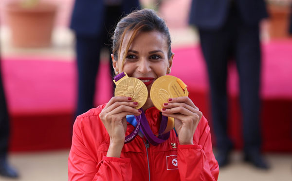 Ghribi receives Olympic and world gold medals