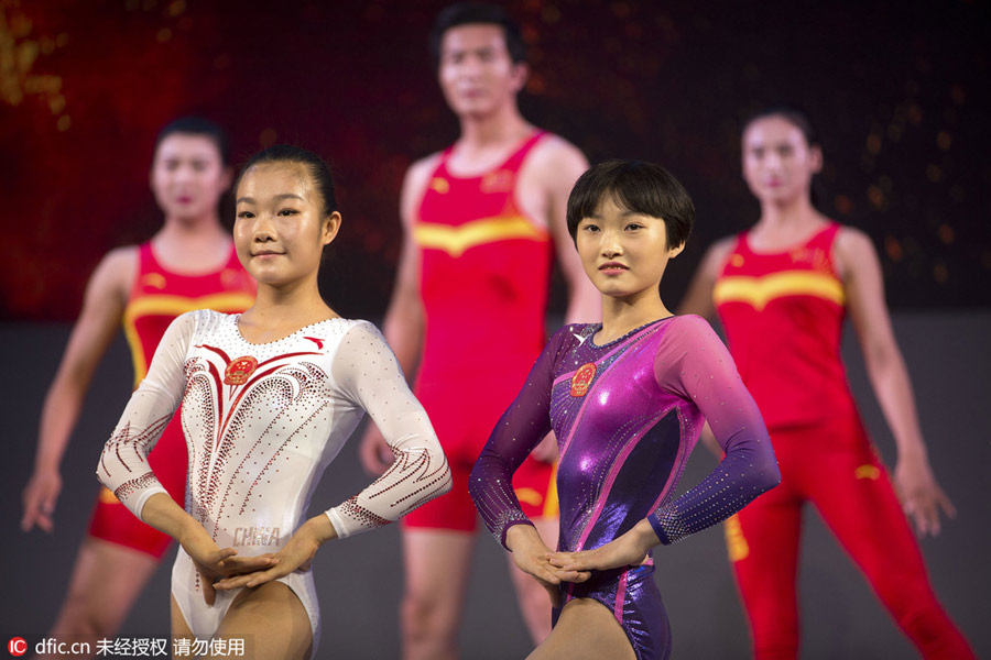 Chinese Olympic team's uniforms for Rio 2016 unveiled in Beijing