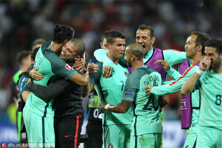 Ronaldo Powers Portugal Into Euro 16 Final 1 Chinadaily Com Cn