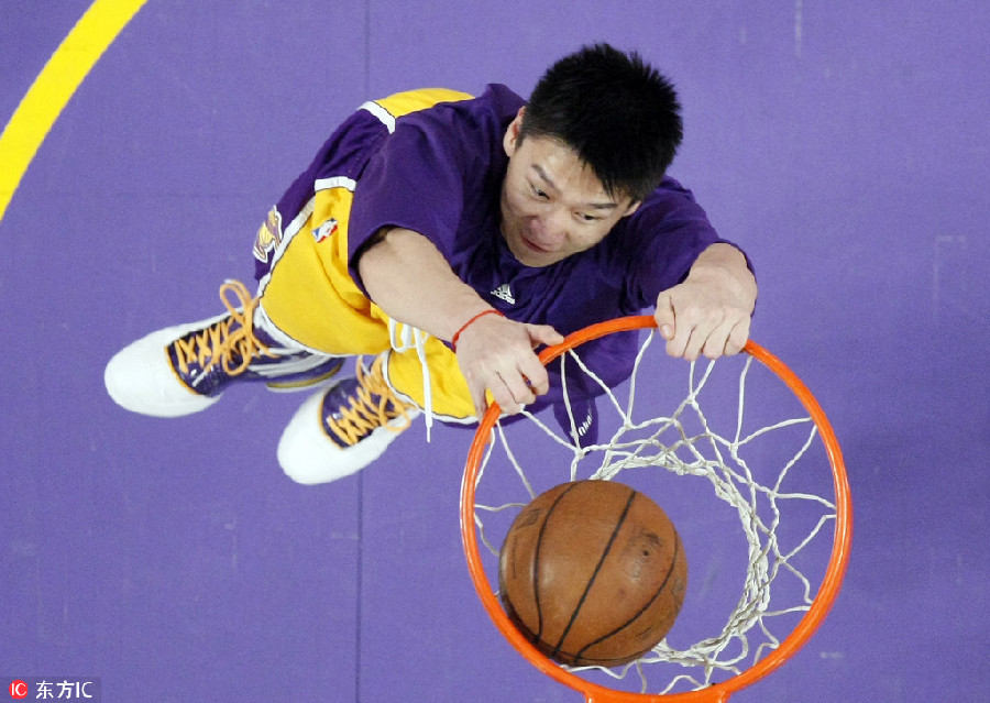 Lakers confirms Yi Jianlian's signing